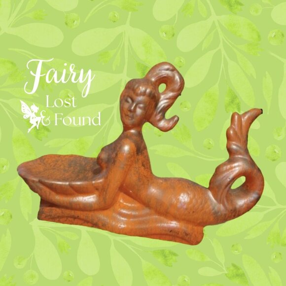 Other - Mermaid Soap Dish Gold & Orange